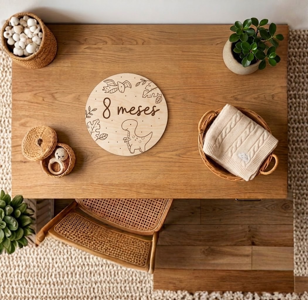 Mesario de Madera Personalizado para Bebé - Imagen 6