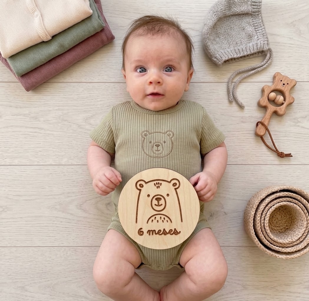 Mesario de Madera Personalizado para Bebé - Imagen 9