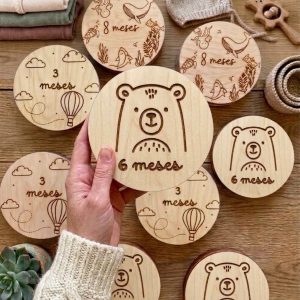 Mesario de Madera Personalizado para Bebé
