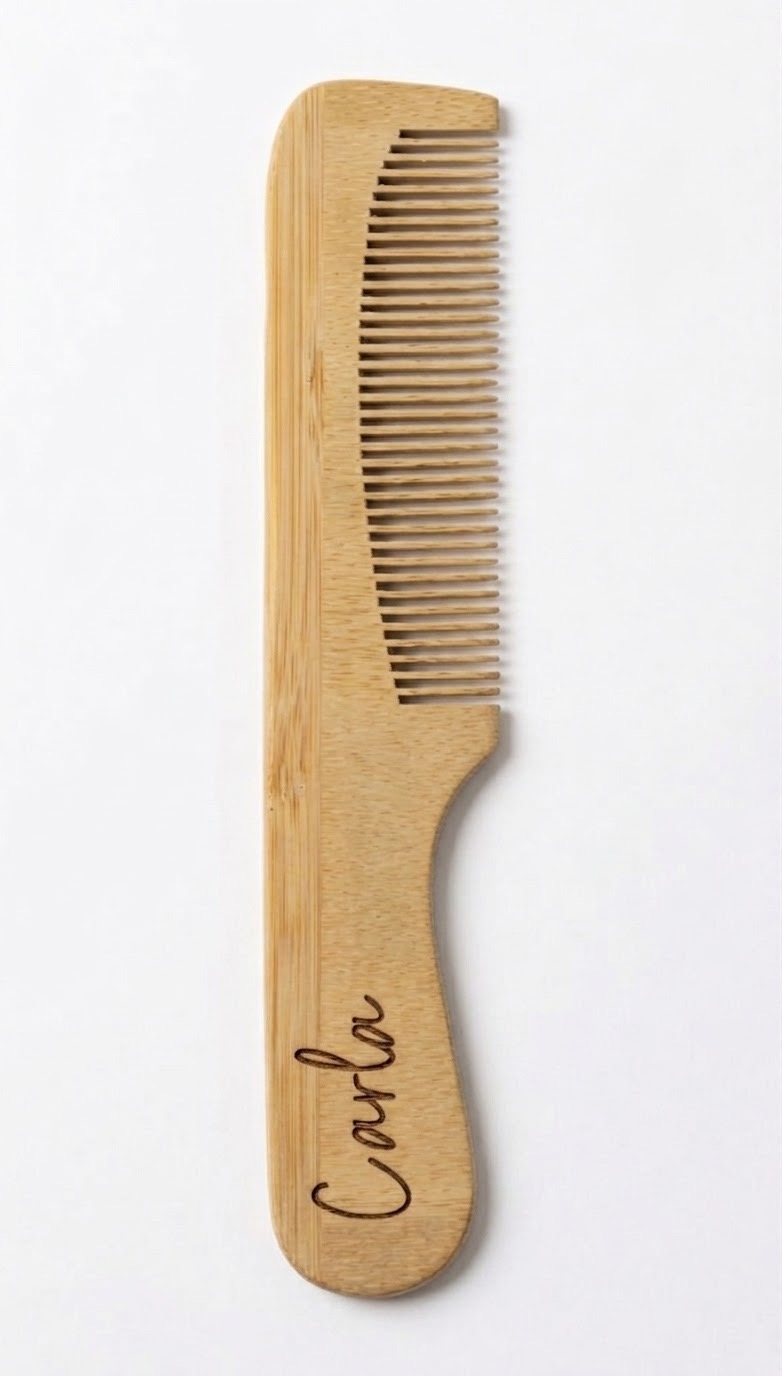 Peine Infantil de Madera Personalizado - Imagen 2