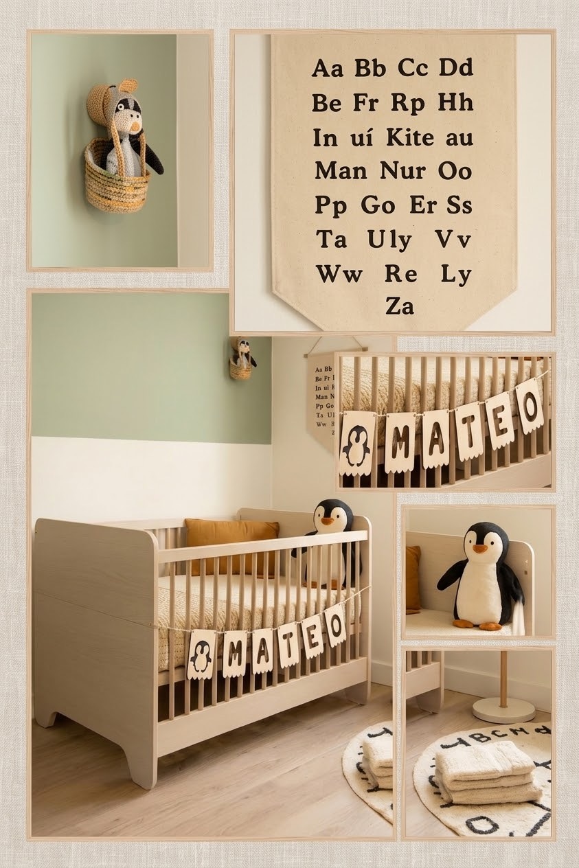 Guirnalda de Madera Personalizada con Nombre y Figura - Imagen 4