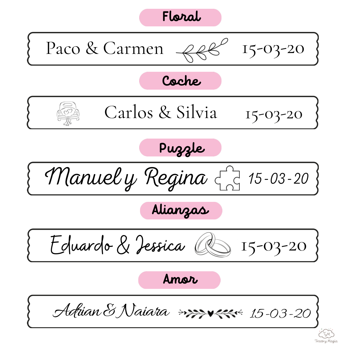 Abanico de Madera Personalizado con Grabado Láser – Recuerdo para Bodas - Imagen 9