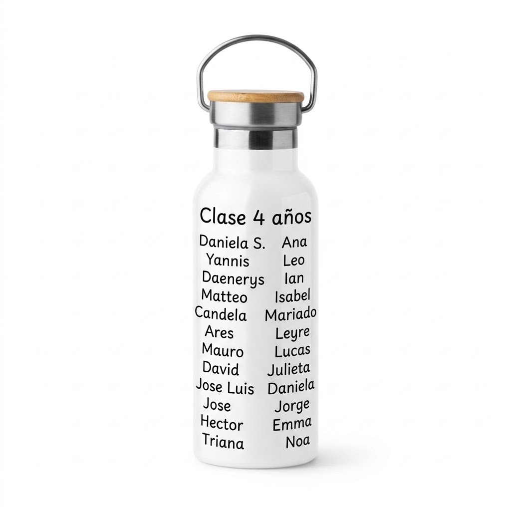 Botella Personalizada para Profes "Educa con el Corazón" - Imagen 2
