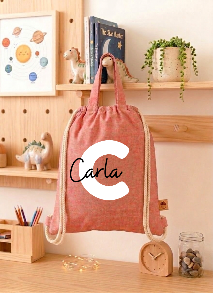 Mochila Infantil de Tela Escolar con Asa - Imagen 4